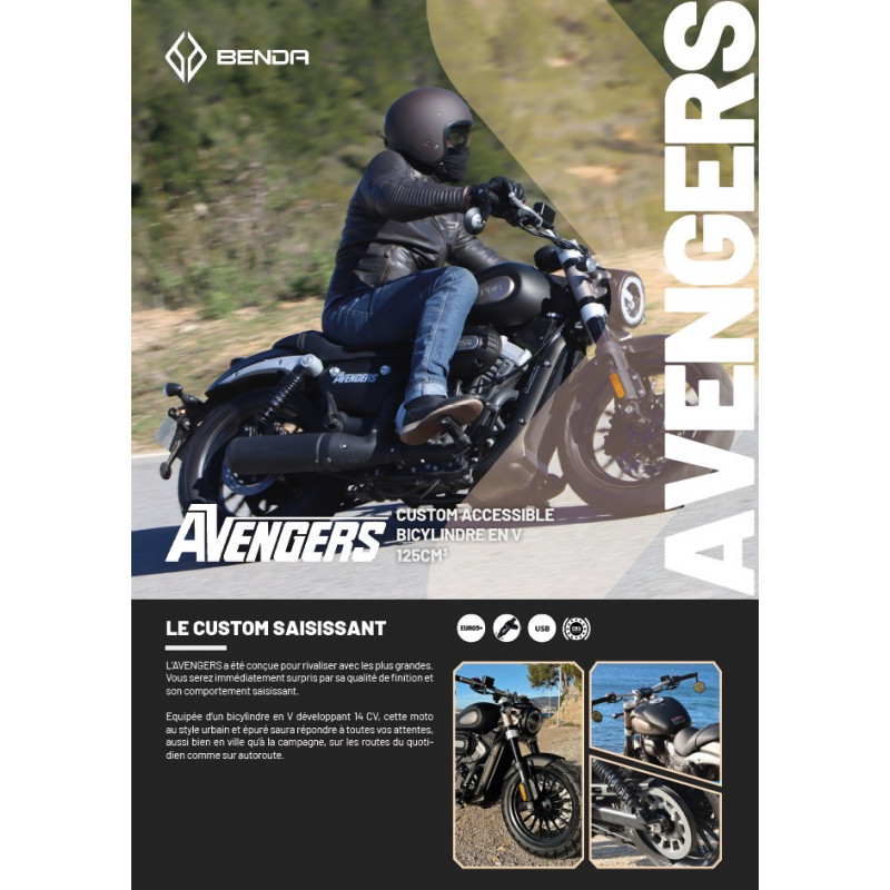 Flyers BENDA AVENGERS 125 (set van 10)
