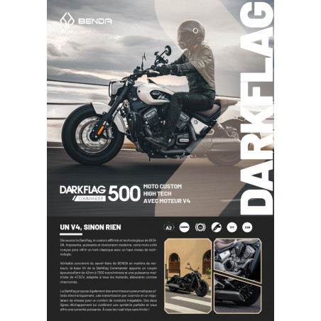 Flyers BENDA DARKFLAG V4 500 (set van 10)