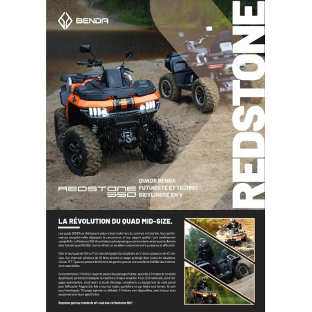 Flyers BENDA REDSTONE 550 (set van 10)