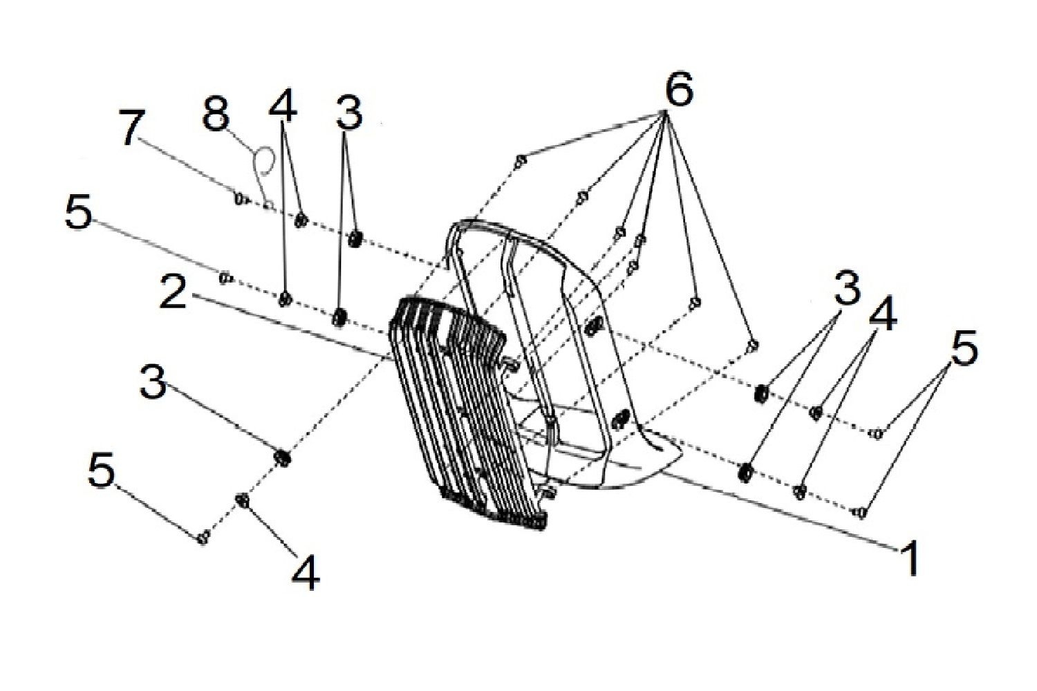 20 - Vue Protection de radiateur                                                                                                