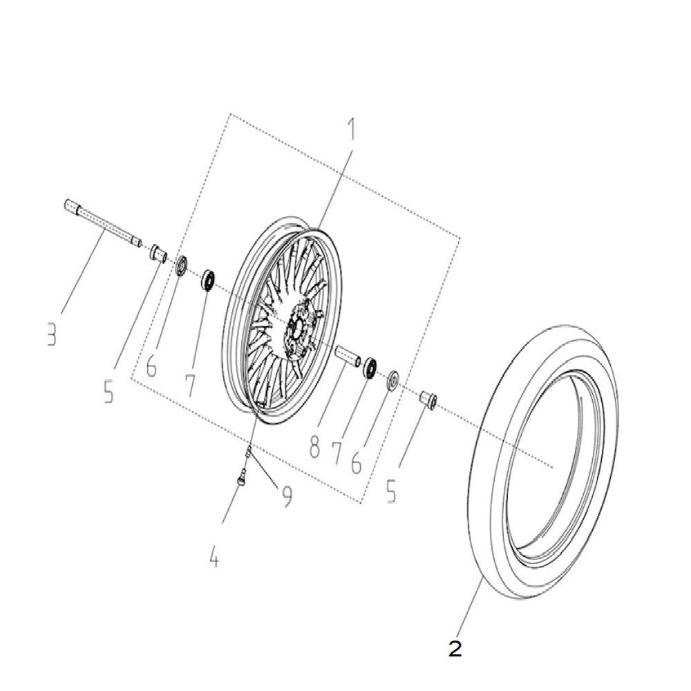 6 - Vue Roue avant                                                                                                              