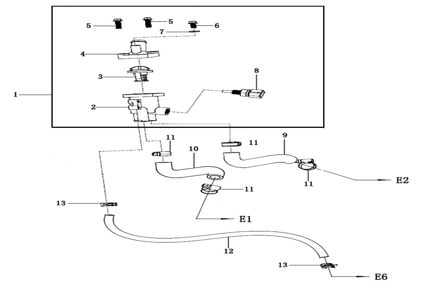 Vue Thermostat - sonde                                                                                                          