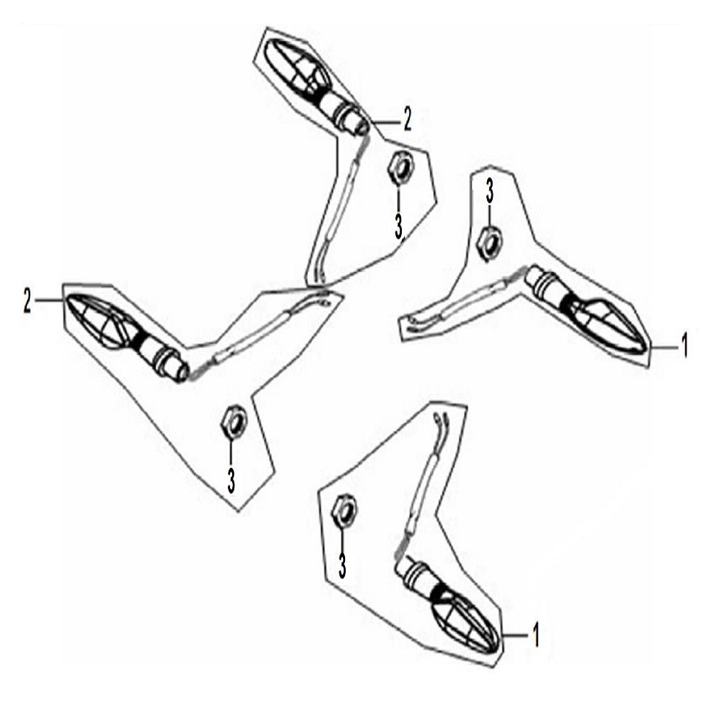 Vue clignotants