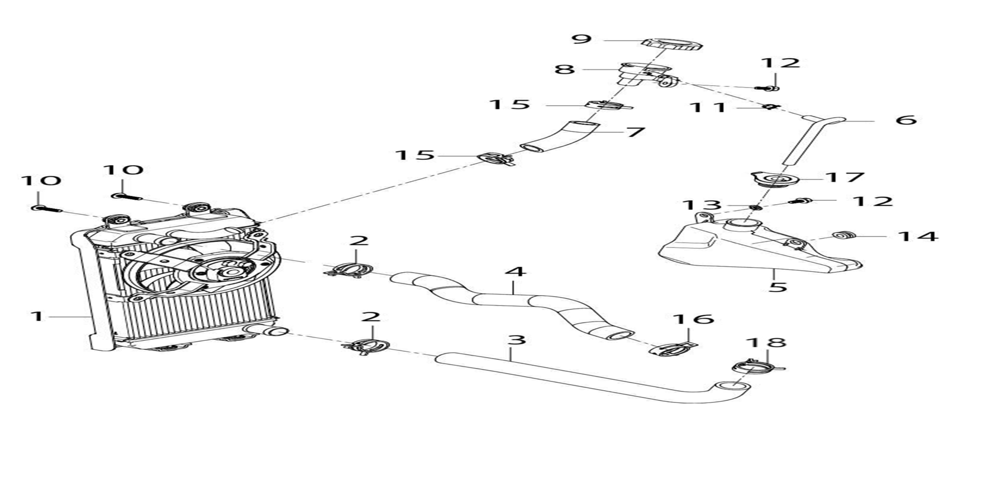 19 - VUE SYSTEME DE REFROIDISSEMENT