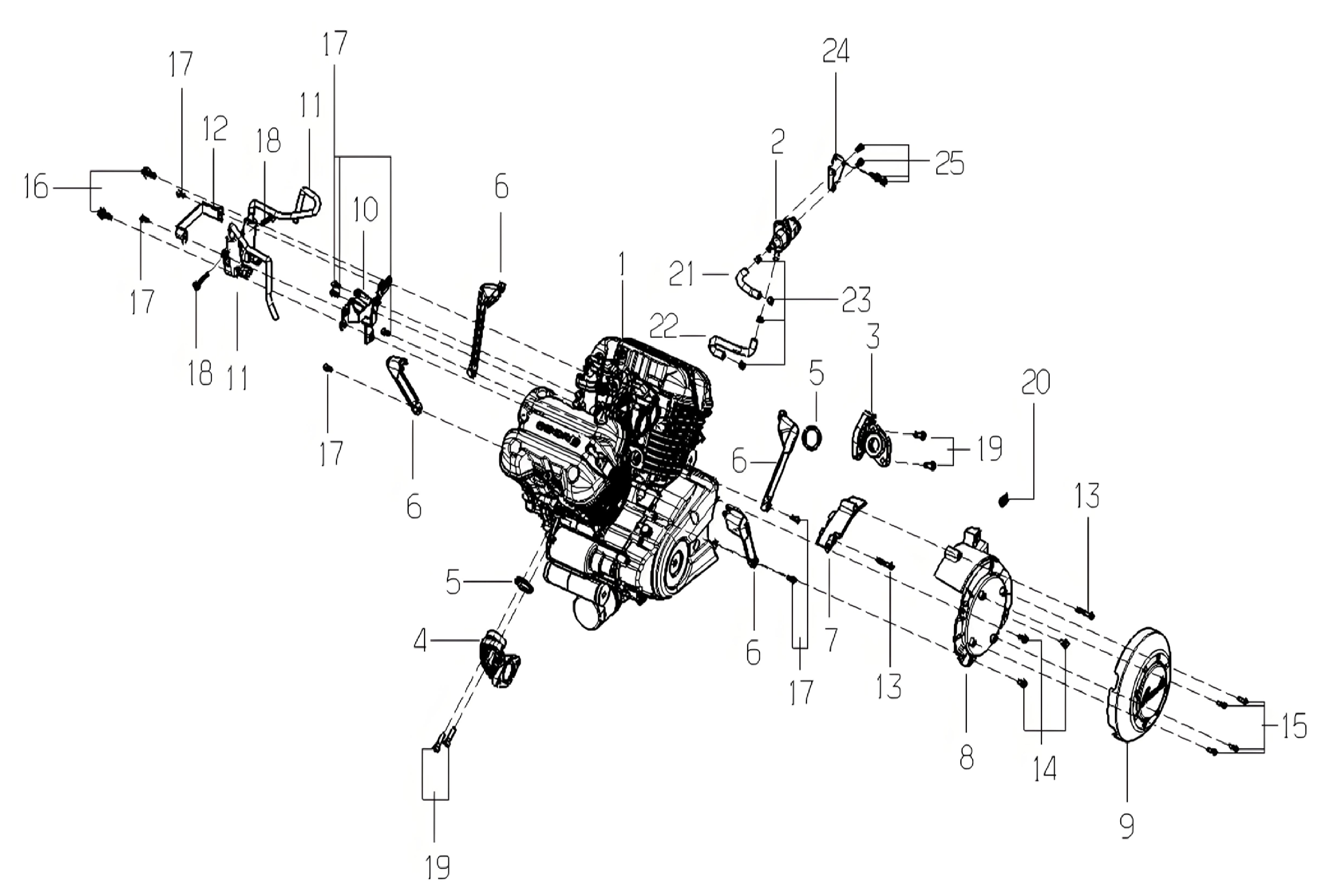 1 - Vue Moteur complet
