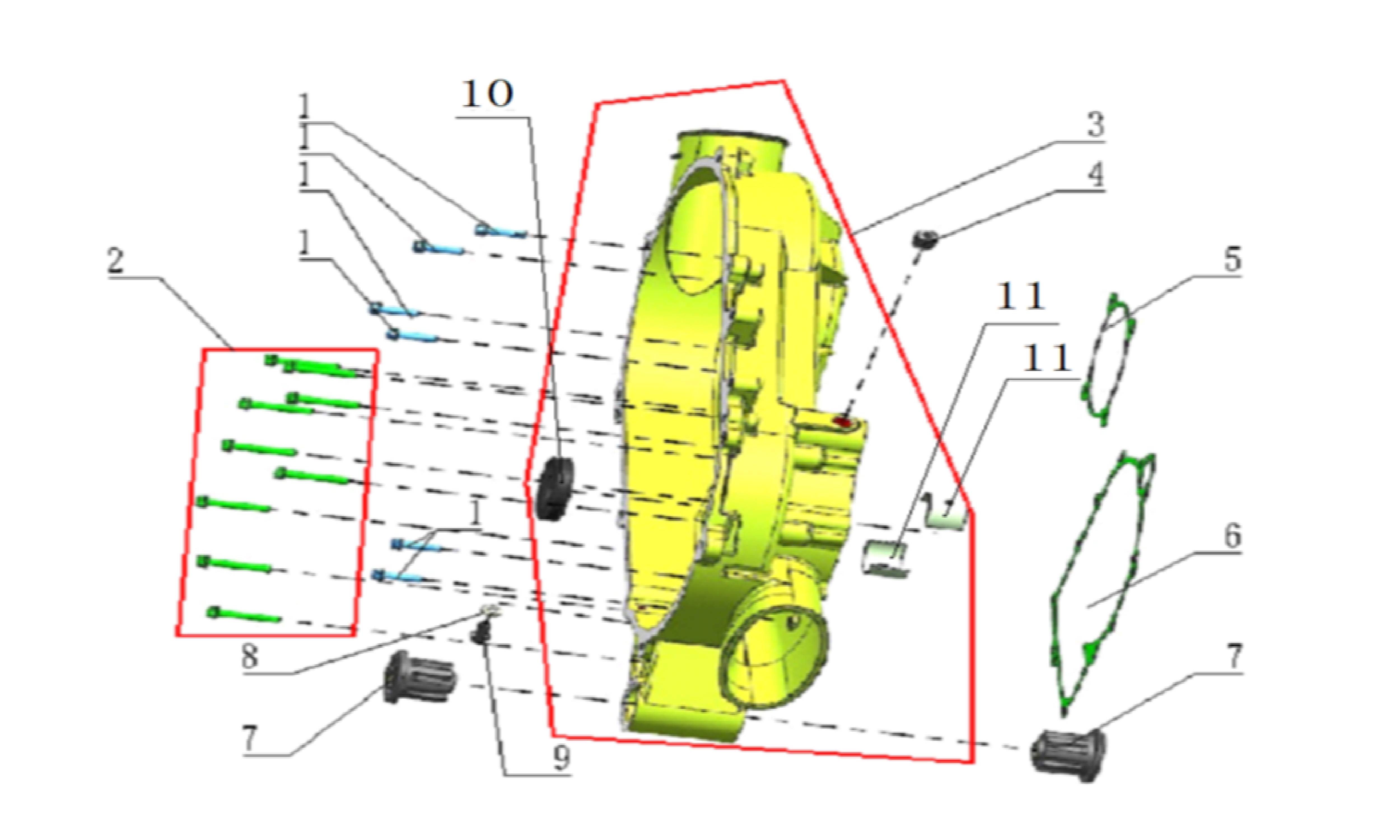19 - Vue Carter de transmission CVT
