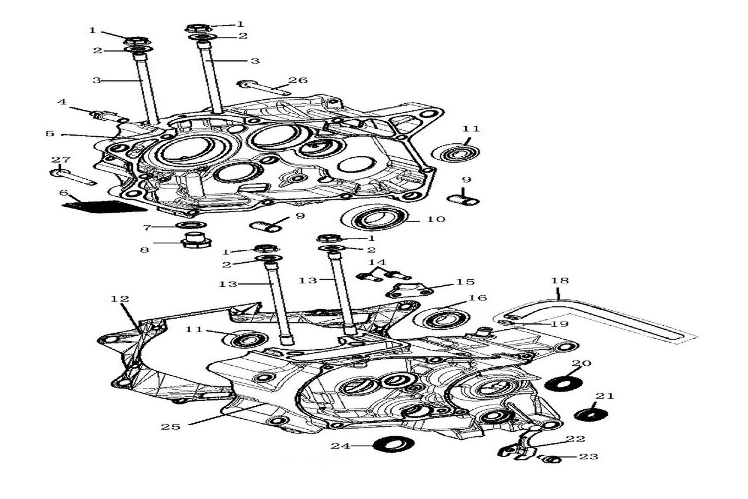 7 - Carter moteur centraux                                                                                                      