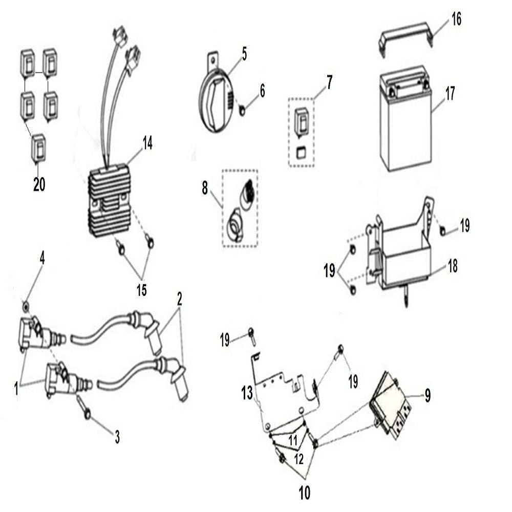 Vue  composant electrique                                                                                                       