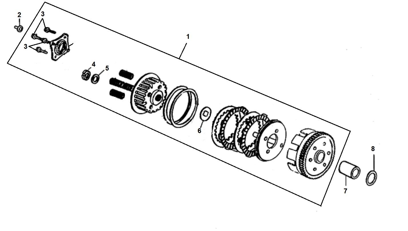 7 - Vue embrayage                                                                                                               