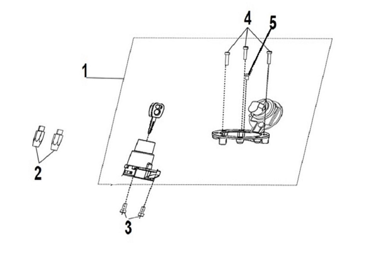 2 - Vue Kit serrure                                                                                                             